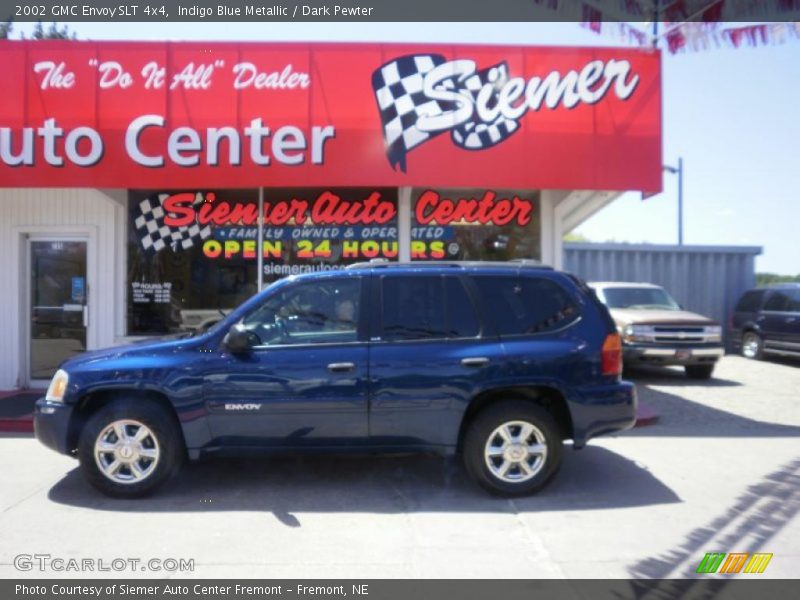 Indigo Blue Metallic / Dark Pewter 2002 GMC Envoy SLT 4x4