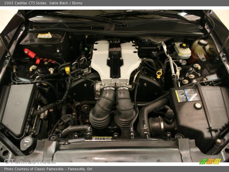 Sable Black / Ebony 2003 Cadillac CTS Sedan