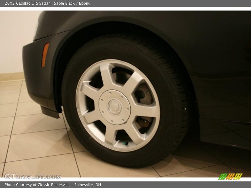 Sable Black / Ebony 2003 Cadillac CTS Sedan