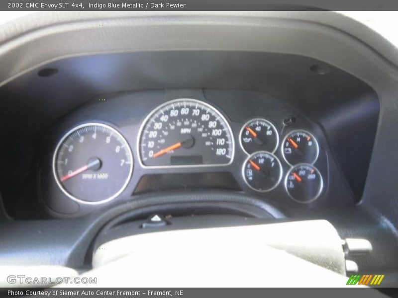 Indigo Blue Metallic / Dark Pewter 2002 GMC Envoy SLT 4x4