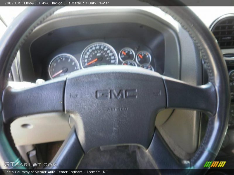 Indigo Blue Metallic / Dark Pewter 2002 GMC Envoy SLT 4x4