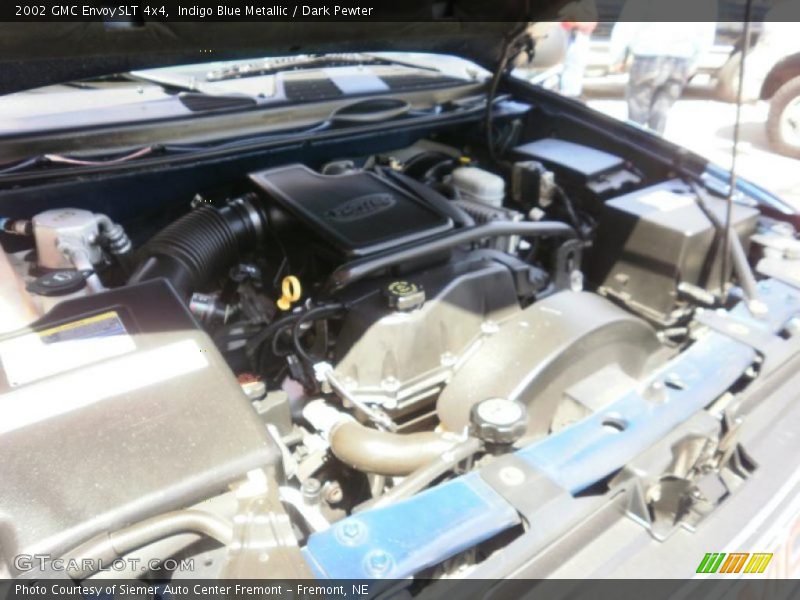 Indigo Blue Metallic / Dark Pewter 2002 GMC Envoy SLT 4x4