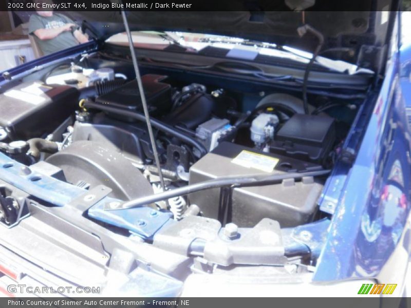 Indigo Blue Metallic / Dark Pewter 2002 GMC Envoy SLT 4x4