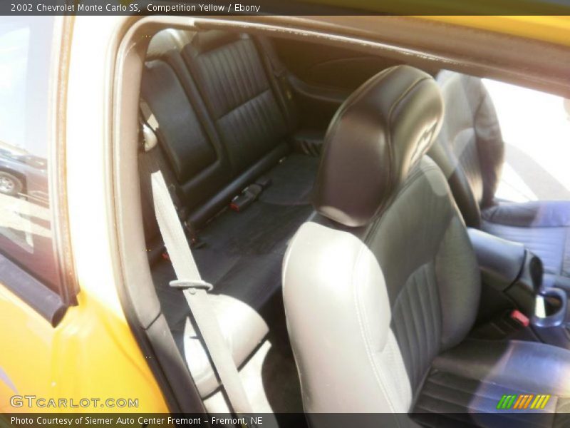 Competition Yellow / Ebony 2002 Chevrolet Monte Carlo SS