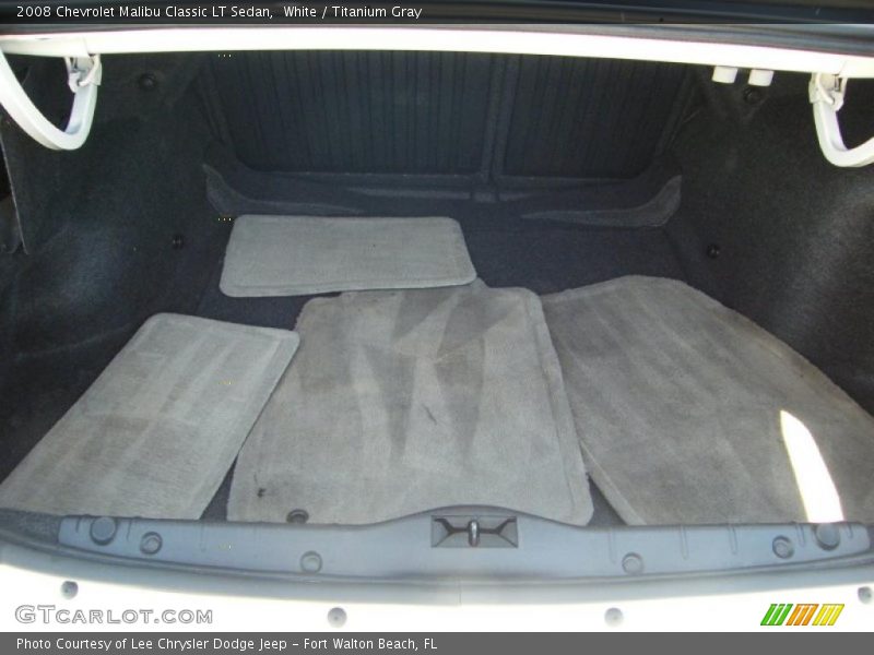 White / Titanium Gray 2008 Chevrolet Malibu Classic LT Sedan