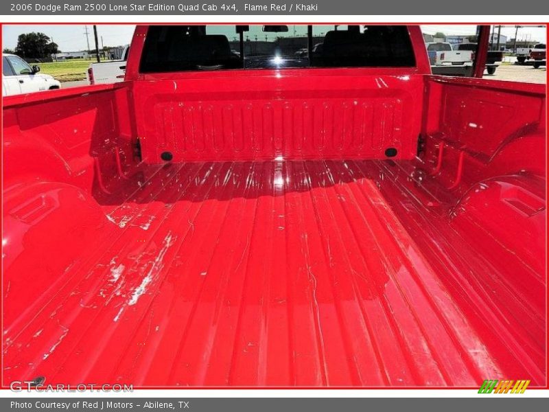 Flame Red / Khaki 2006 Dodge Ram 2500 Lone Star Edition Quad Cab 4x4