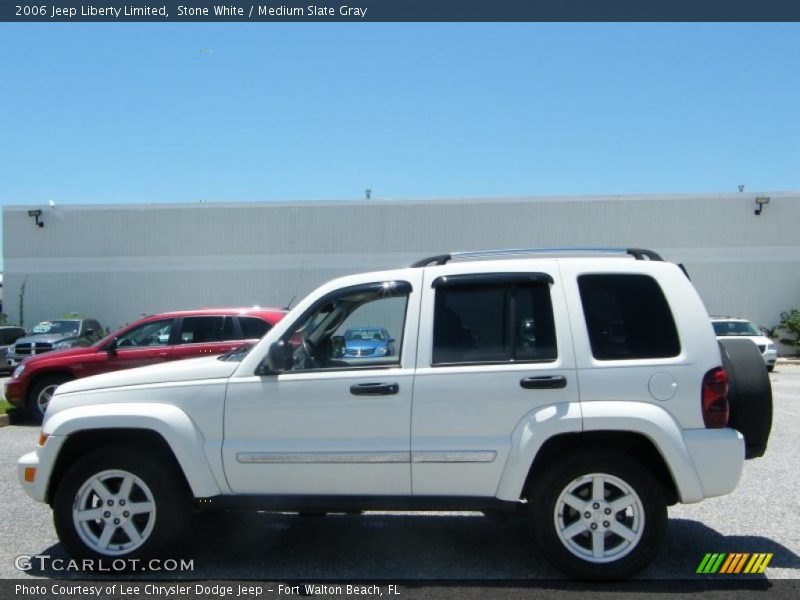 Stone White / Medium Slate Gray 2006 Jeep Liberty Limited
