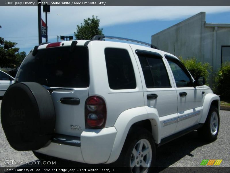 Stone White / Medium Slate Gray 2006 Jeep Liberty Limited