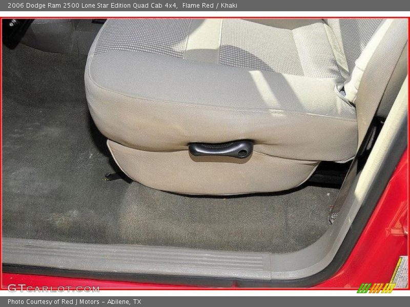 Flame Red / Khaki 2006 Dodge Ram 2500 Lone Star Edition Quad Cab 4x4