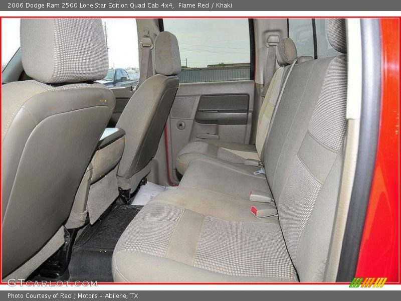 Flame Red / Khaki 2006 Dodge Ram 2500 Lone Star Edition Quad Cab 4x4