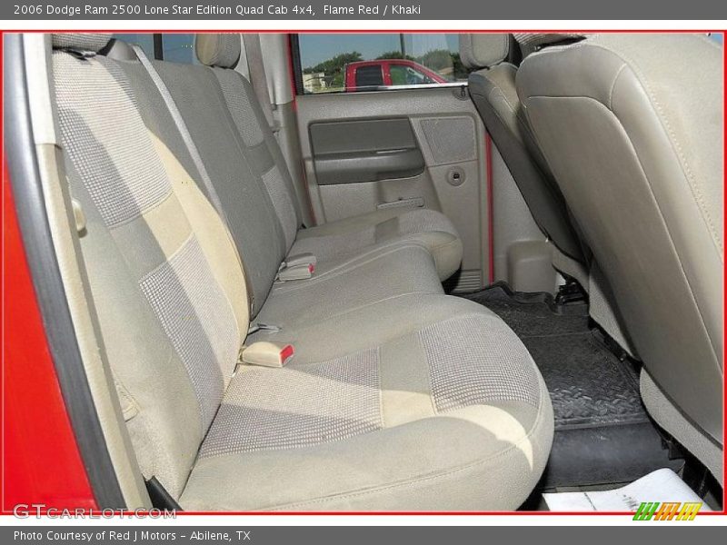 Flame Red / Khaki 2006 Dodge Ram 2500 Lone Star Edition Quad Cab 4x4