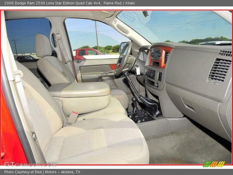 Flame Red / Khaki 2006 Dodge Ram 2500 Lone Star Edition Quad Cab 4x4