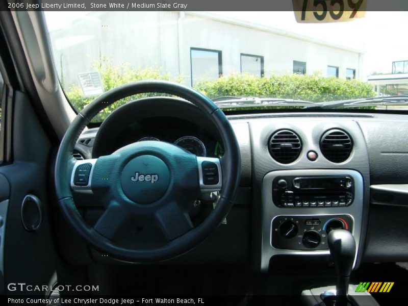 Stone White / Medium Slate Gray 2006 Jeep Liberty Limited