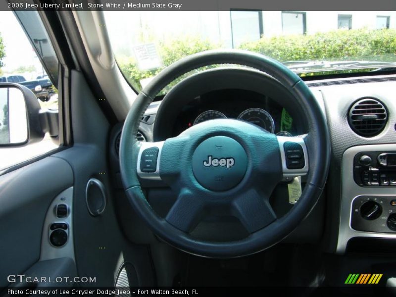 Stone White / Medium Slate Gray 2006 Jeep Liberty Limited