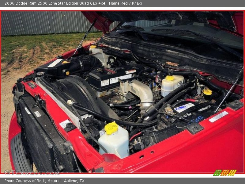Flame Red / Khaki 2006 Dodge Ram 2500 Lone Star Edition Quad Cab 4x4