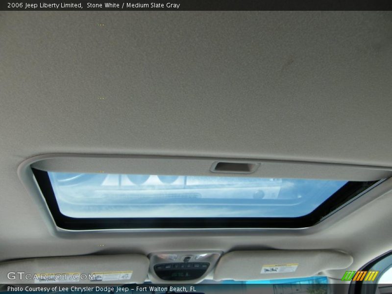 Stone White / Medium Slate Gray 2006 Jeep Liberty Limited