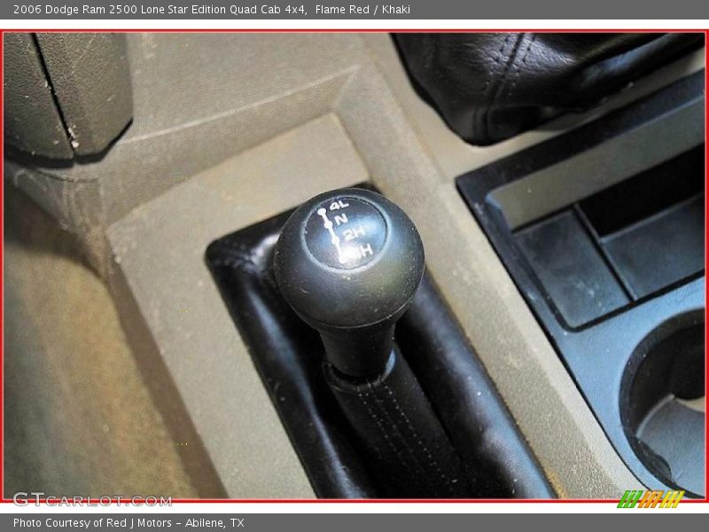 Flame Red / Khaki 2006 Dodge Ram 2500 Lone Star Edition Quad Cab 4x4