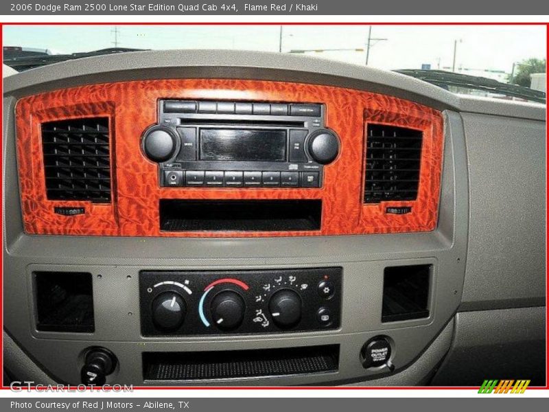 Flame Red / Khaki 2006 Dodge Ram 2500 Lone Star Edition Quad Cab 4x4
