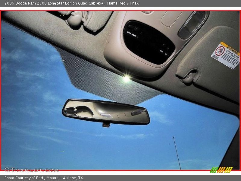 Flame Red / Khaki 2006 Dodge Ram 2500 Lone Star Edition Quad Cab 4x4