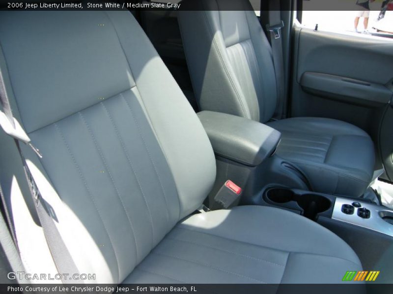Stone White / Medium Slate Gray 2006 Jeep Liberty Limited