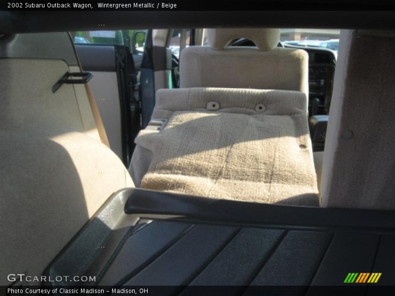 Wintergreen Metallic / Beige 2002 Subaru Outback Wagon