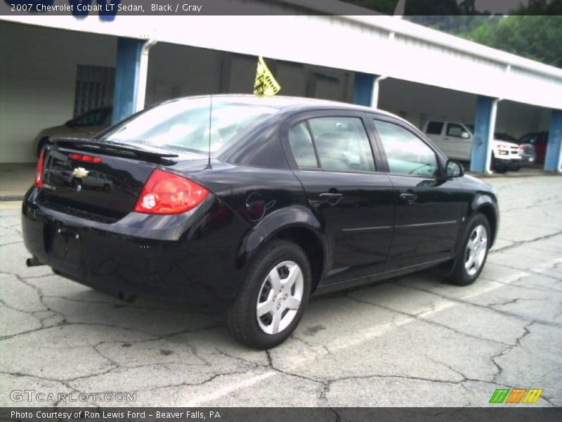 Black / Gray 2007 Chevrolet Cobalt LT Sedan