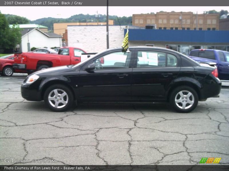 Black / Gray 2007 Chevrolet Cobalt LT Sedan