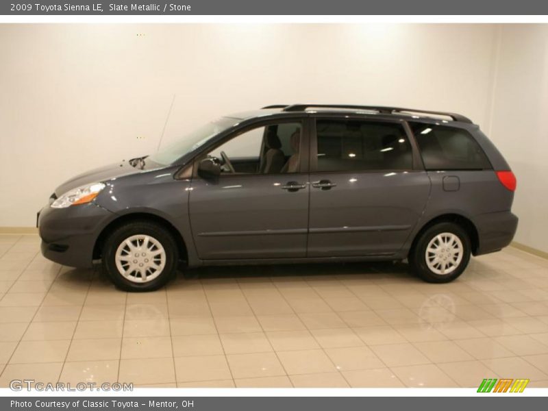 Slate Metallic / Stone 2009 Toyota Sienna LE