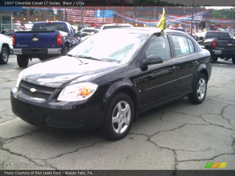 Black / Gray 2007 Chevrolet Cobalt LT Sedan