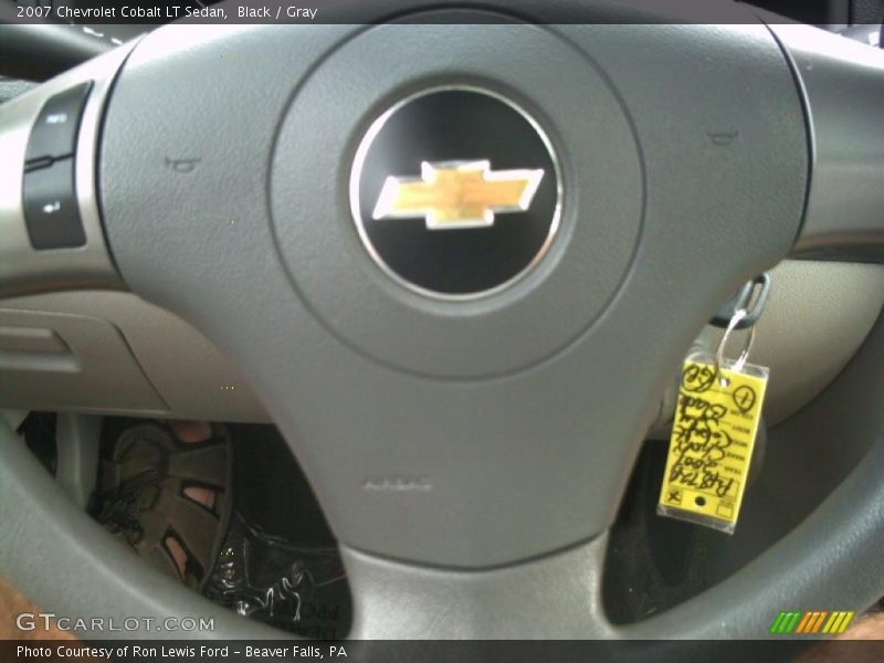 Black / Gray 2007 Chevrolet Cobalt LT Sedan