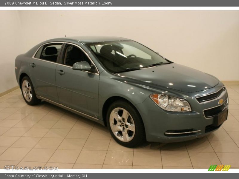 Silver Moss Metallic / Ebony 2009 Chevrolet Malibu LT Sedan