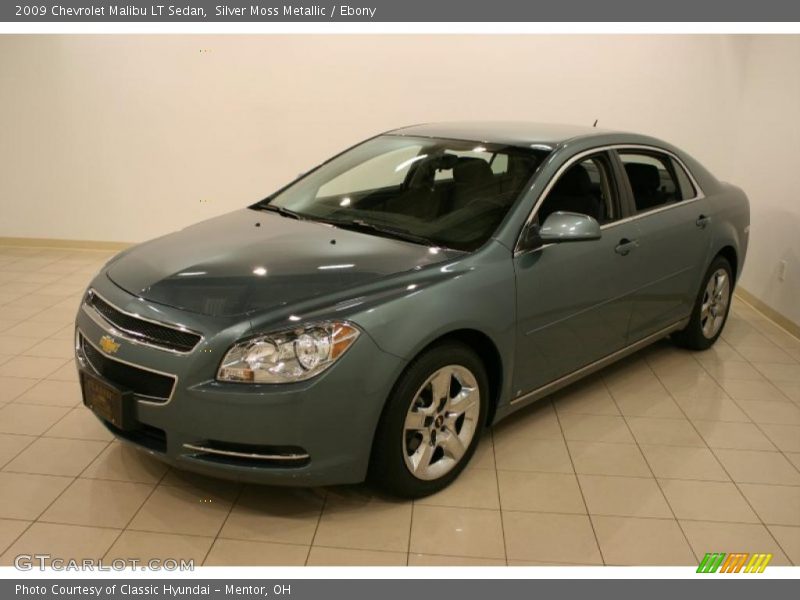 Silver Moss Metallic / Ebony 2009 Chevrolet Malibu LT Sedan