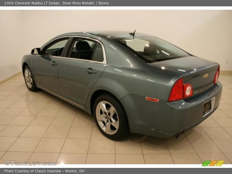 Silver Moss Metallic / Ebony 2009 Chevrolet Malibu LT Sedan