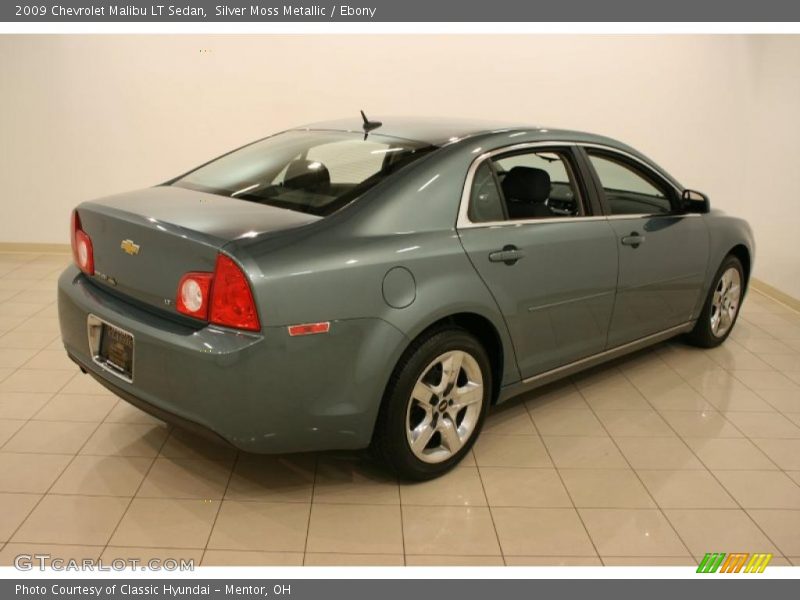 Silver Moss Metallic / Ebony 2009 Chevrolet Malibu LT Sedan