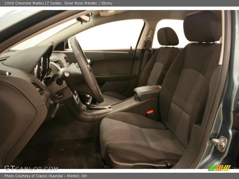 Silver Moss Metallic / Ebony 2009 Chevrolet Malibu LT Sedan