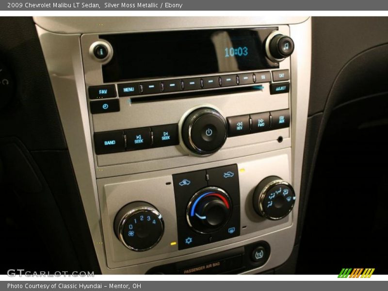 Silver Moss Metallic / Ebony 2009 Chevrolet Malibu LT Sedan