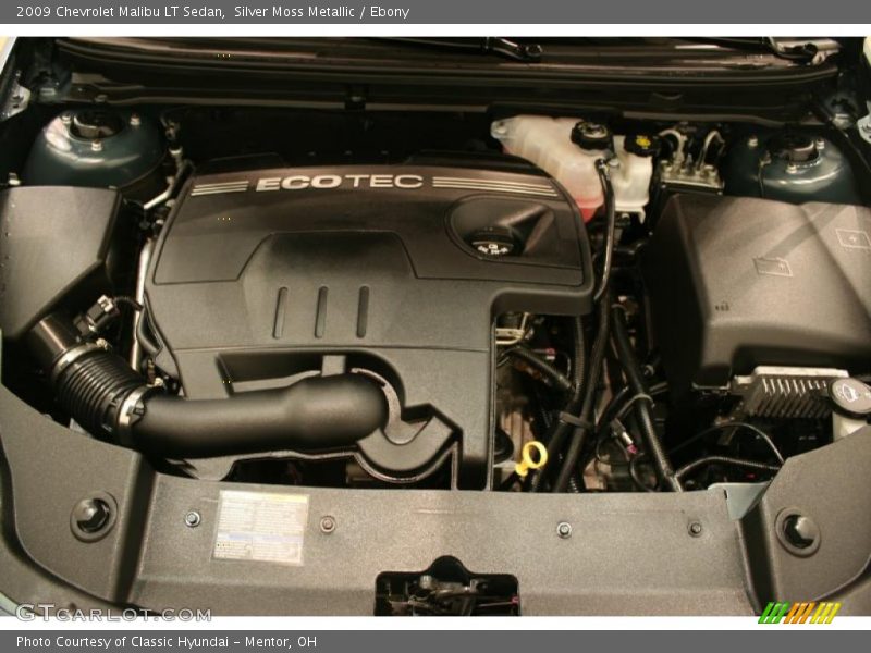 Silver Moss Metallic / Ebony 2009 Chevrolet Malibu LT Sedan