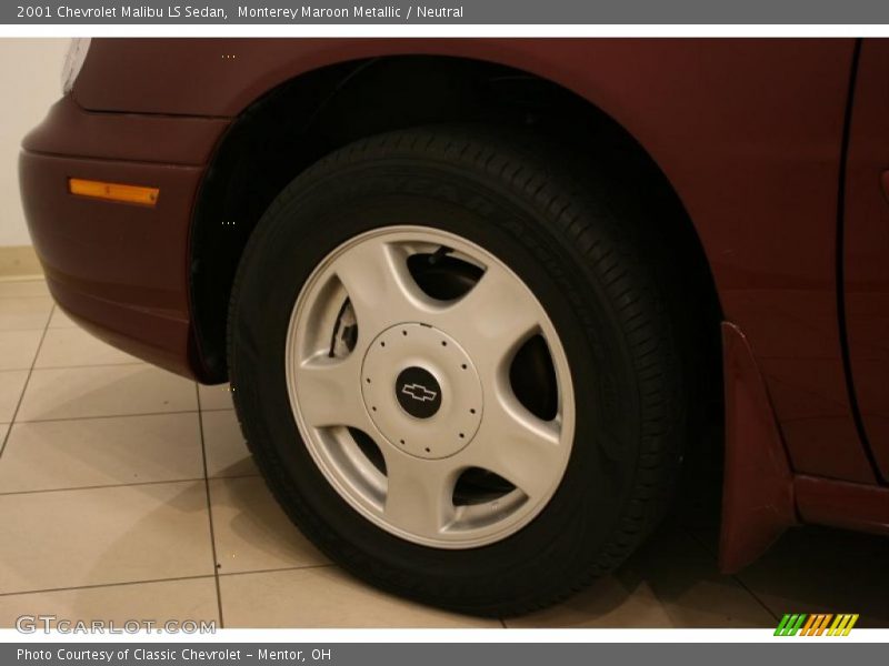 Monterey Maroon Metallic / Neutral 2001 Chevrolet Malibu LS Sedan
