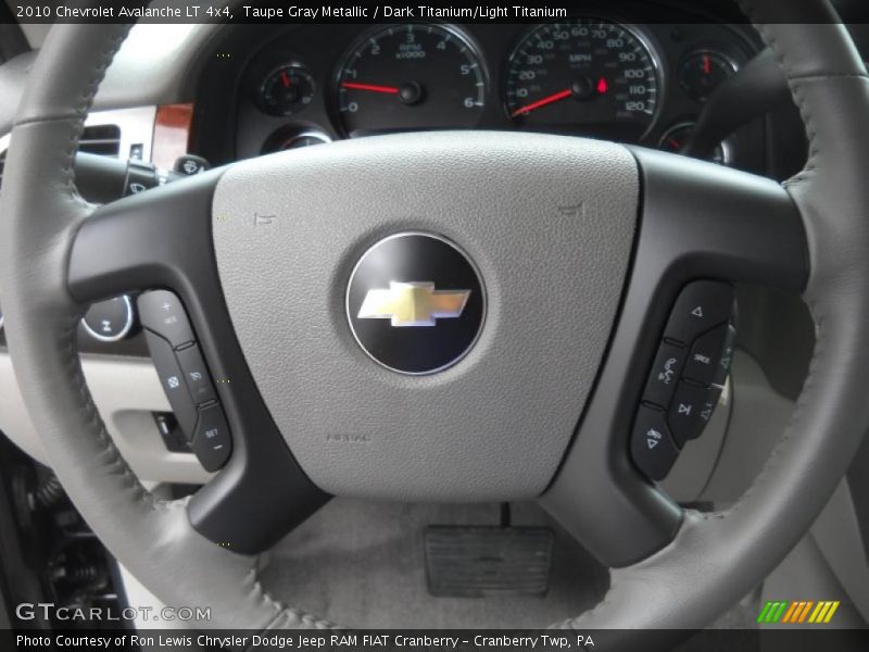 Taupe Gray Metallic / Dark Titanium/Light Titanium 2010 Chevrolet Avalanche LT 4x4