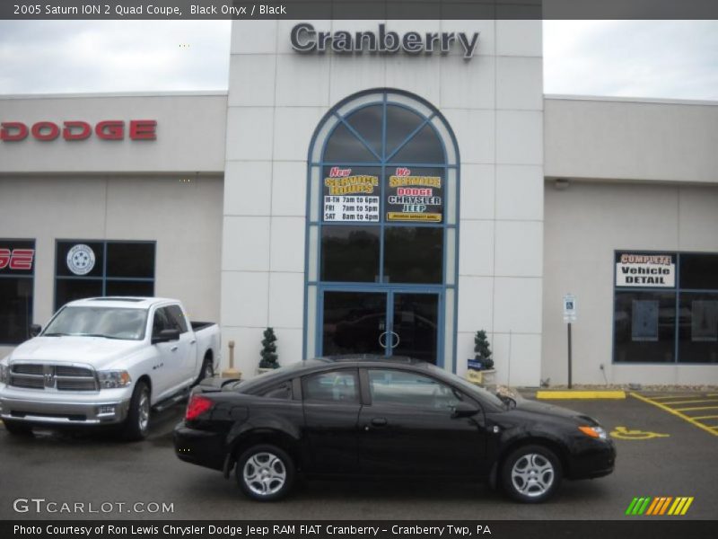 Black Onyx / Black 2005 Saturn ION 2 Quad Coupe