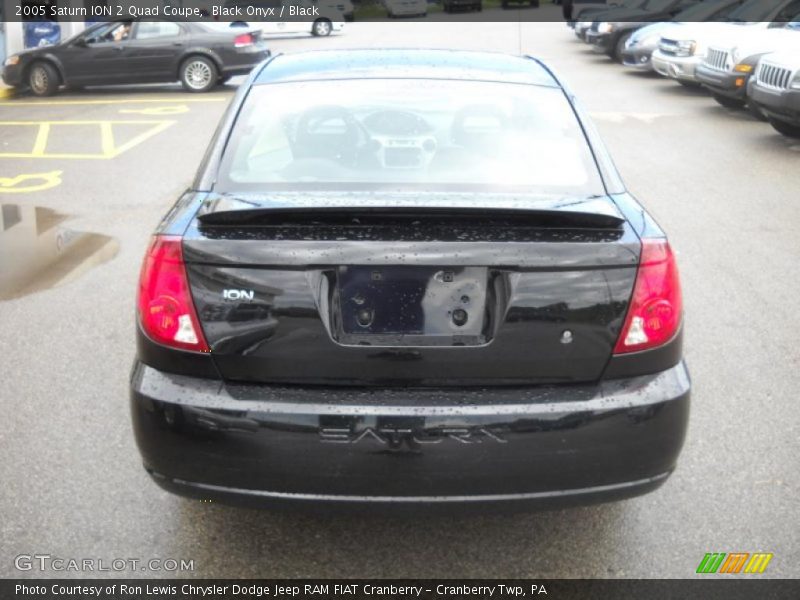 Black Onyx / Black 2005 Saturn ION 2 Quad Coupe