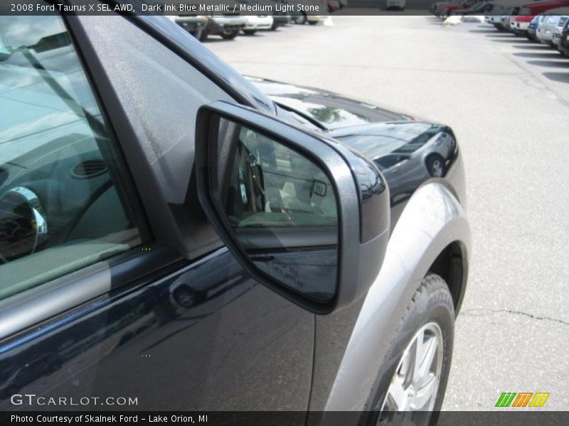 Dark Ink Blue Metallic / Medium Light Stone 2008 Ford Taurus X SEL AWD