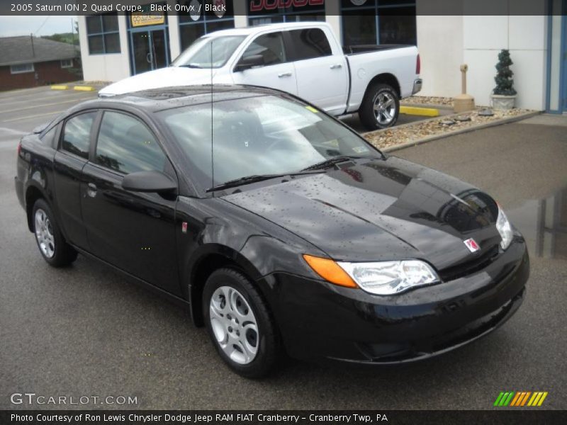 Black Onyx / Black 2005 Saturn ION 2 Quad Coupe