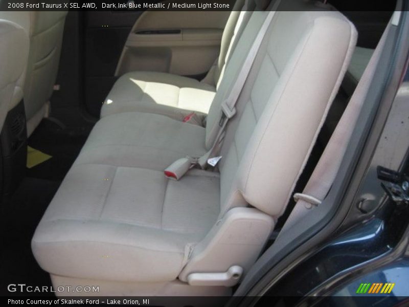 Dark Ink Blue Metallic / Medium Light Stone 2008 Ford Taurus X SEL AWD