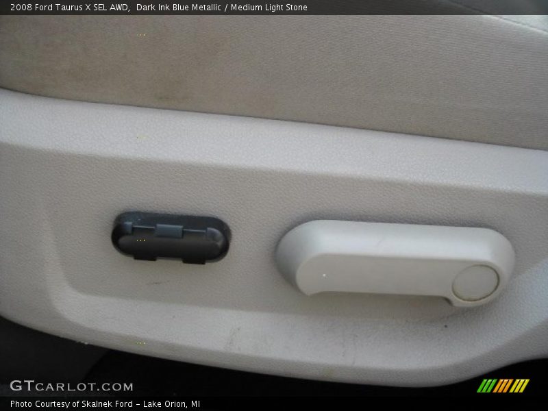 Dark Ink Blue Metallic / Medium Light Stone 2008 Ford Taurus X SEL AWD