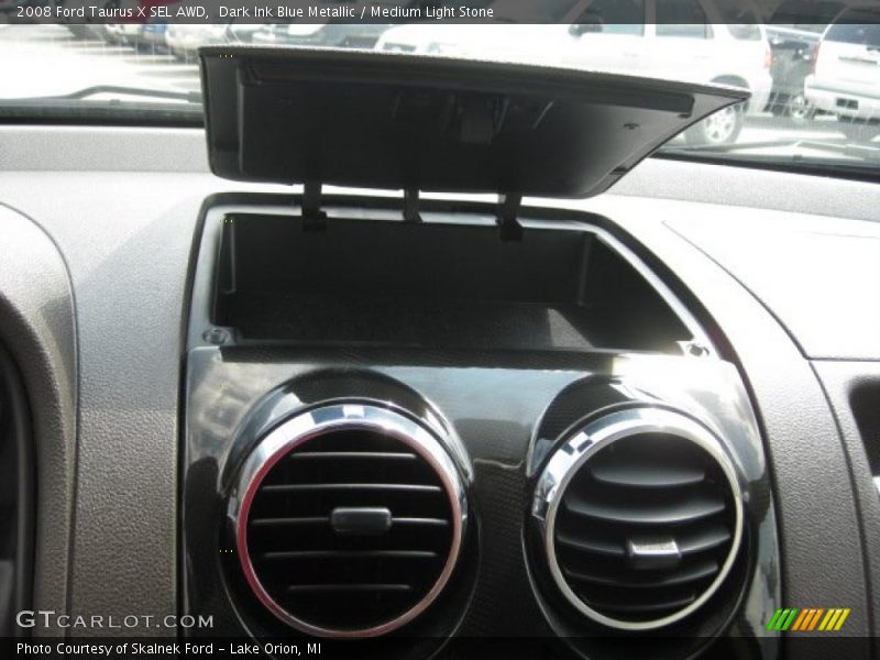 Dark Ink Blue Metallic / Medium Light Stone 2008 Ford Taurus X SEL AWD