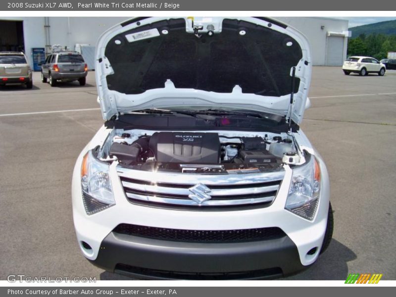 Pearl White Tri Coat Metallic / Beige 2008 Suzuki XL7 AWD