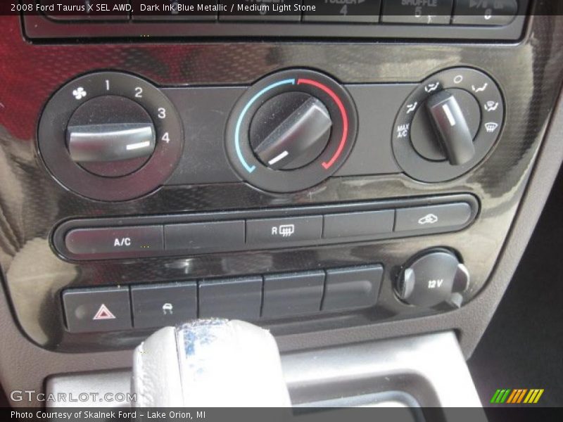Dark Ink Blue Metallic / Medium Light Stone 2008 Ford Taurus X SEL AWD