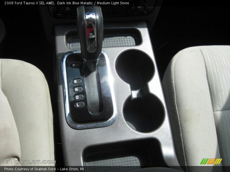 Dark Ink Blue Metallic / Medium Light Stone 2008 Ford Taurus X SEL AWD