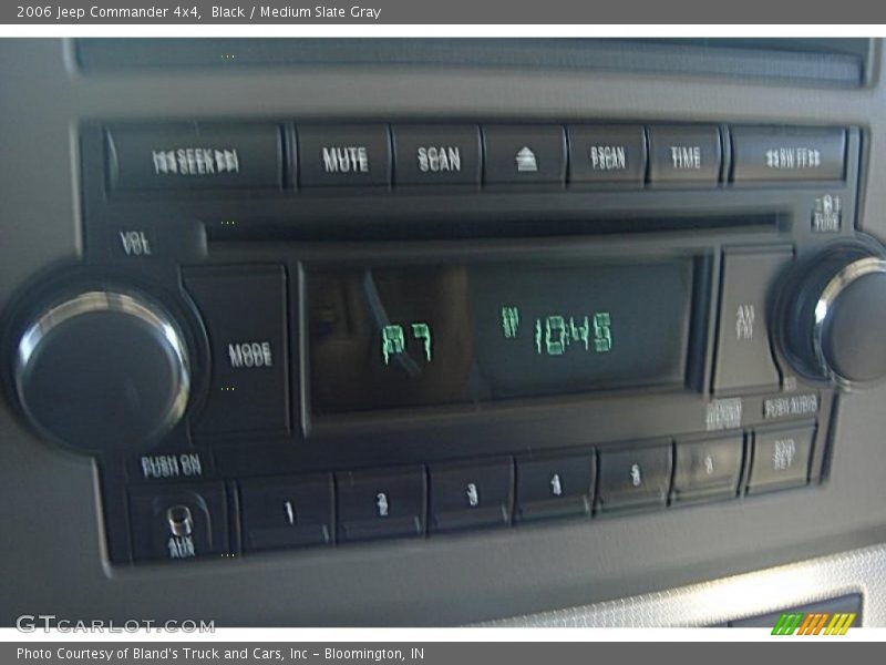 Black / Medium Slate Gray 2006 Jeep Commander 4x4